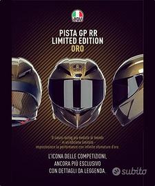 Agv pista gp rr limited edition oro