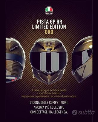 Agv pista gp rr limited edition oro