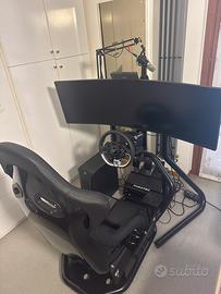 Simulatore Completo Fanatec + struttura + PC