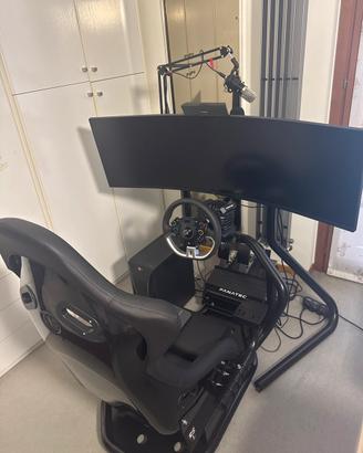 Simulatore Completo Fanatec + struttura + PC