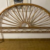Testiera letto matrimoniale in rattan