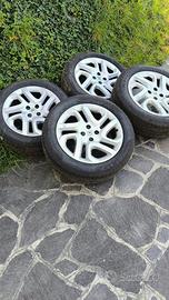 4 Ruote Complete Renault Cerchi in Lega + Gomme Es