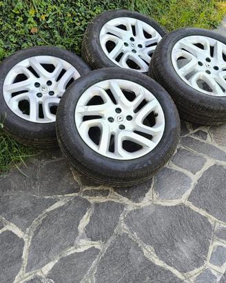 4 Ruote Complete Renault Cerchi in Lega + Gomme Es