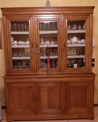 Credenza/libreria in stile Luigi Filippo