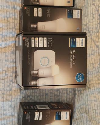 Hub Philips 2.0 + 5 lampadine led calde 2700k