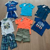 Completini e magliette bambino 6-7 anni