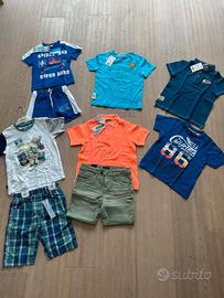 Completini e magliette bambino 6-7 anni