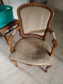 Poltroncina vintage anni ’80 – da restaurare e per