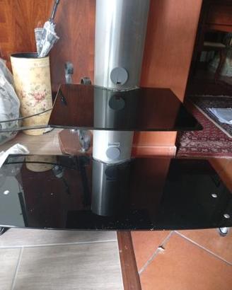 porta tv in vetro 