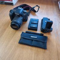 Canon 77D Reflex + Obiettivo KIT 18-55mm + Acc