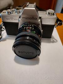 Macchina Reflex Minolta SRT 100 + obiettivi