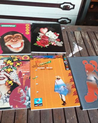 Lotto quaderni vintage anni 90/2000 a righe 
