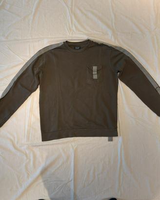 Zara Felpa Uomo XL Khaki con Cinghie