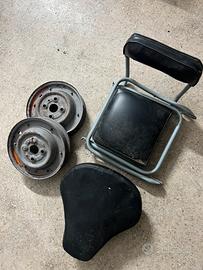 Sella e cerchi vespa 50