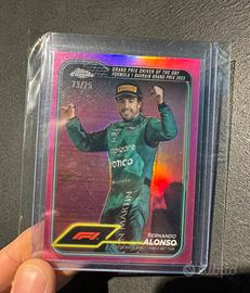 2023 Fernando Alonso 73/75 carta card turbo attax
