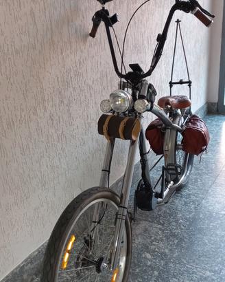 bicicletta elettrica chopper 