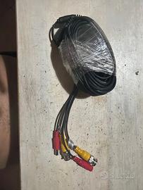 4 Cavi Videosorveglianza 10m TVCC DVR Omaggi Ricam