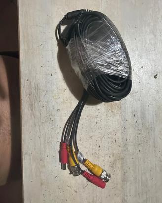 4 Cavi Videosorveglianza 10m TVCC DVR Omaggi Ricam