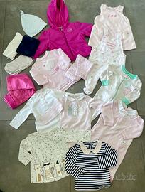 Pacchetto vestitini bimba 3-6 mesi