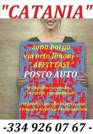 Posto auto aperto