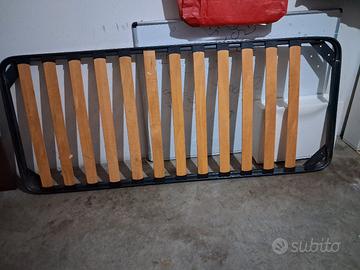Rete letto singolo doghe legno 