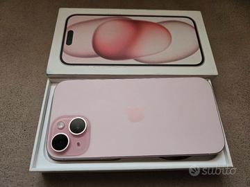 iphone 15 rosa 128 perfetto garanzia