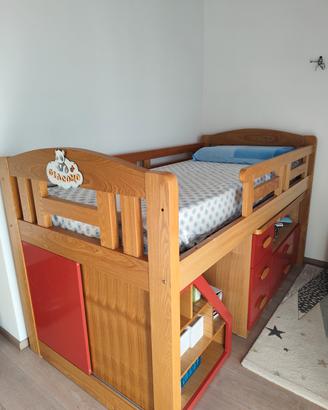 Letto singolo camera ragazzo/a