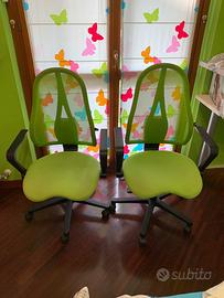 Sedie con rotelle