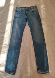 Jeans Skinny LEE Malone uomo blu taglia 42