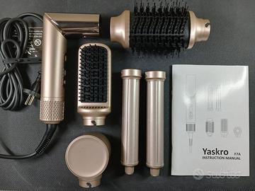 ASCIUGACAPELLI IONICO PROFESSIONALE 6 IN 1 YASKRO