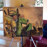 Dipinto Terence Hill Lo Chiamavano Trinità