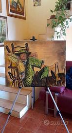 Dipinto Terence Hill Lo Chiamavano Trinità