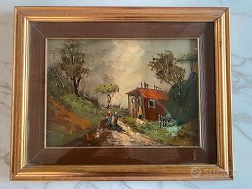 Quadro paesaggio di campagna Antonio Giordano