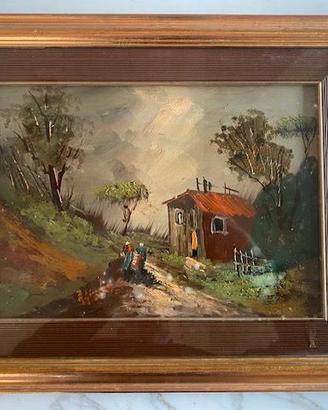 Quadro paesaggio di campagna Antonio Giordano