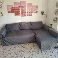 Divano letto con penisola