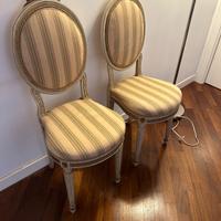 Antiquariato sedie originali in stile Luigi XVI
