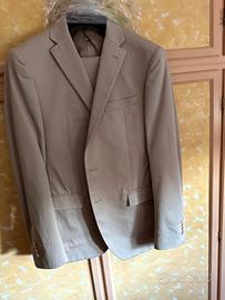 Vestito completo estivo cotone beige  TG 52 / 7