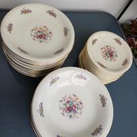 Servizio piatti vintage 12 persone floreale