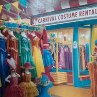 Costumi di carnevale stock