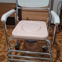 sedia wc/doccia per anziani/disabili 