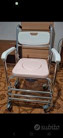 sedia wc/doccia per anziani/disabili 