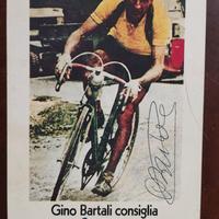 Cartolina pubblicitaria Bartali