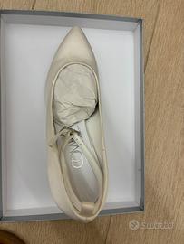 scarpe da sposa bianche