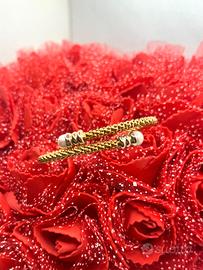 Bracciale oro giallo rigido