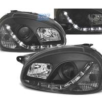 FARI OPEL CORSA B 93-00 LUCE DIURNA A LED FONDO NE