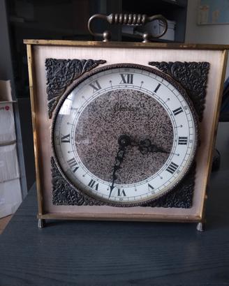 orologio da tavolo anni 30/40 in ottone massiccio