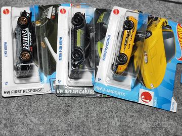 lotto 3 Mazda Hot Wheels 