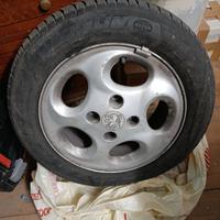 2 cerchi in lega Peugeot 