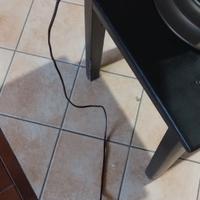 Lampada vintage con tavolino