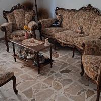 Salotto in velluto anni '60